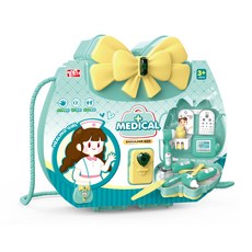 WANYE TOYS 소꿉놀이 가방 세트 메디컬 병원놀이, 혼합색상, 1개 완구/취미/역할놀이 반품 최저가 6,090원