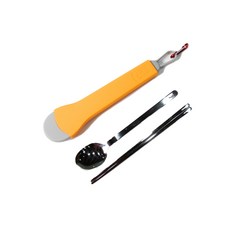 네파 휴대용 실리콘 수저 세트+ 케이스 + 카라비너 세트, 오렌지, 숟가락+젓가락+실리콘 케이스+카라비너, 1세트 주방용품/밀폐저장/도시락 반품 최저가 11,210원