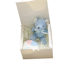 베이비베이커리 서커스 베어 공딸랑이 세트, 블루, 1개 완구/취미/신생아/영아완구 반품 최저가 6,260원