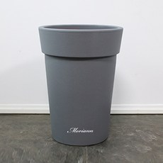 모리앤 유니크 원형 플라스틱 화분, 연그레이, 1개 홈인테리어/원예/가드닝 반품 최저가 21,900원