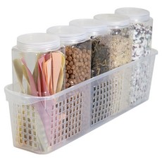 실리쿡 사각 롱트레이 세트 소, 1세트, 사각 1호 5p + 롱트레이 소 주방용품/주방정리소품 반품 최저가 9,420원