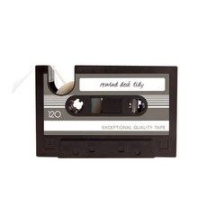 추억의 카세트테이프형 테이프커터기, 그레이, 1개 문구/오피스/사무용품 전문관 반품 최저가 4,210원