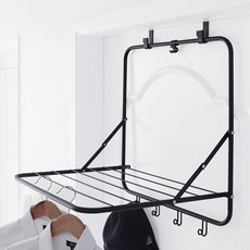 모노블 접이식 문걸이 빨래건조대, 블랙 홈인테리어/청소/세탁용품 반품 최저가 9,360원