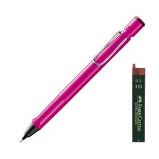 LAMY 사파리 샤프 113핑크 + 샤프심 HB 랜덤발송 + 리플렛 + 케이스, 0.5mm, 1개 문구/오피스/학용품/수업준비 반품 최저가 22,650원