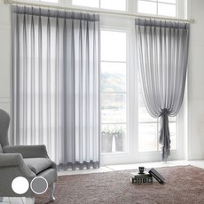 까사펠리체 시폰 나비주름 커튼 2p 홈인테리어/FW 침구샵 반품 최저가 48,190원