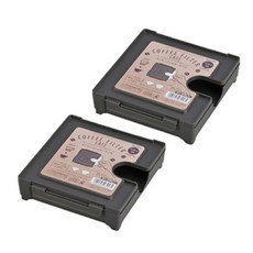 냅킨 커피필터 스퀘어 케이스, 블랙, 2개, 1개 주방용품/주방잡화 반품 최저가 6,010원