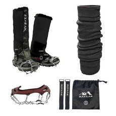 엑스피크 스노우엣지 11P 아이젠 2p + 피나클 스패츠 2p + 마스터베이스 레그워머 세트, 브라운(아이젠), 시그니쳐 블랙(스패츠), 랜덤발송(레그워머) 스포츠/레저/등산/아웃도어 반품 최저가 19,930원