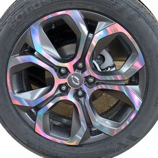 차량용 휠 홀로그램 스티커 XM3 45.72cm, 1세트 자동차용품/차량관리/소모품 반품 최저가 19,330원