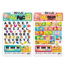 콕콕콕 사운드 유아학습 벽보 ABC + HELLO ENGLISH 세트, 키움터 출산/유아동/유아동도서 반품 최저가 15,360원