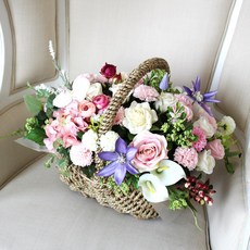 모리앤 비누꽃 카네이션 러브액츄얼리 꽃바구니, 혼합색상, 1개 홈인테리어/원예/가드닝 반품 최저가 46,040원