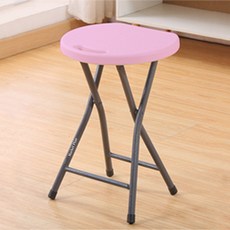 마켓플랜 손잡이 접이식 의자, 핑크, 1개 undefined/undefined 반품 최저가 9,970원