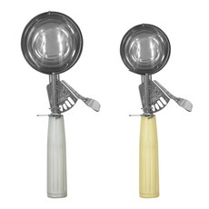 제우스 아이스크림스쿱 6호 + 10호 세트, 화이트 + 아이보리, 1세트 주방용품/수저/커트러리 반품 최저가 12,620원