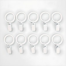 세류홈 커튼 집게링 핑킹형 38mm, 화이트, 10개 홈인테리어/커튼/블라인드 반품 최저가 3,385원
