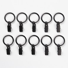 세류홈 커튼 집게링 핑킹형 38mm, 블랙, 10개 undefined/undefined 반품 최저가 3,430원