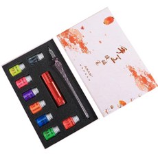 멜팅홈 쥬얼리 형광잉크 크리스탈 유리 만년필 세트, 0.5mm, 핑크 문구/오피스/필기류 반품 최저가 7,410원