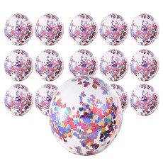 윰스 샤인스팽글 파티풍선, 하트레인보우, 15개 문구/오피스/파티/이벤트 반품 최저가 3,670원