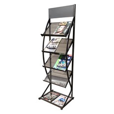 동광세이프티 4단 2열 카달로그꽂이 CH-214L, 검정색, 1개 문구/오피스/사무용품 전문관 반품 최저가 45,880원