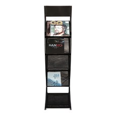 동광세이프티 4단 1열 카달로그꽂이 CH-214, 검정색, 1개 문구/오피스/사무용품 전문관 반품 최저가 35,940원