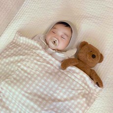 베베데코 마미품 신생아 뒤집기방지 통잠이불, 베이지(카멜체크) 출산/유아동/유아동침구 반품 최저가 25,920원