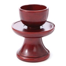 남원목기 문화재 오리목 술잔대 2p, 1세트 주방용품/그릇/홈세트 반품 최저가 13,380원