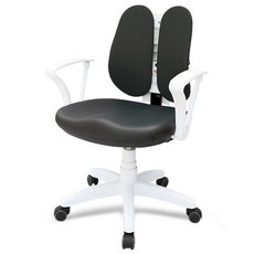 체어포커스 엔젤 화이트 AW 고급 노헤드 인조가죽 의자, 블랙 문구/오피스/사무용품 전문관 반품 최저가 46,450원