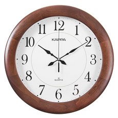 KAPPA orient 저소음 시계, 브라운 홈인테리어/싱글하우스 반품 최저가 24,530원