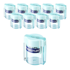 스테들러 513 006 날개형 2홀 연필깎이, 하늘색, 10개입 문구/오피스/필기류 반품 최저가 12,050원