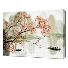 에코솔 가을로 물든 여강의 풍정 DIY 명화그리기 DX9409, 혼합색상, 1개 문구/오피스/미술/화방용품 반품 최저가 11,920원