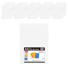 오렌지오피스 칼라 L자홀더 파일 A3, 화이트, 30개 문구/오피스/학용품/수업준비 반품 최저가 11,130원