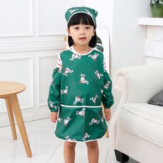 베베슈에뜨 아동용 테니스쿤 메쉬 방수 미술가운 + 파우치 + 두건 + 토시 세트, 혼합 색상 문구/오피스/미술/화방용품 반품 최저가 9,850원