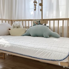 까나베나 순면 유아 침대 누빔패드, 블루, 1개 출산/유아동/출산준비물/선물 반품 최저가 16,510원