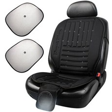 지엠지모터스 자동차 시트커버 통풍시트 원드포스 쿨링시트 + 햇빛가리개 2p, 로얄웨이브 윈드포스-12V(승용.승합.1톤화물), 1개 자동차용품/인테리어 반품 최저가 39,600원