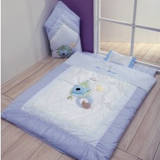원아방 삐에로 3종 이불세트, 블루 출산/유아동/유아동침구 반품 최저가 53,110원