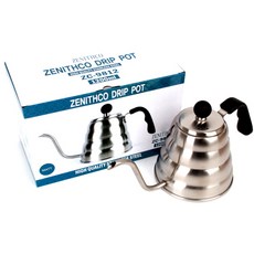 제니스코 커피 드립 포트 1200ml ZC-9912, 무광, 1개 주방용품/주전자/커피/티용품 반품 최저가 10,570원