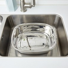 모던하우스 스텐 다용도 보조개수볼 사각형, 1개 주방용품/주방조리도구 반품 최저가 12,870원