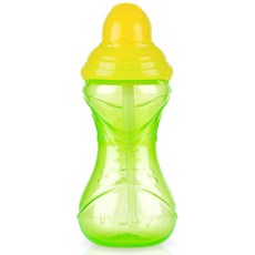 누비 클릭잇 플립 터치형 대용량 빨대컵 10112 360ml, 그린, 1개 주방용품/유아동컵/빨대컵 반품 최저가 2,950원