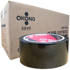 오공 OPP 칼라 박스 테이프 48mm x 40m, 검정, 50개 문구/오피스/사무용품 전문관 반품 최저가 21,120원
