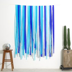 파티짱 스트리머 커튼 4종 세트 25m, 블루, 1세트 문구/오피스/파티/이벤트 반품 최저가 3,180원