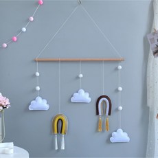 구름 패브릭 행잉 모빌 출산/유아동/출산준비물/선물 반품 최저가 8,840원