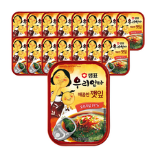 샘표 우리엄마 깻잎 매콤한맛, 70g, 16개 식품/반찬/간편식/대용식 반품 최저가 26,410원