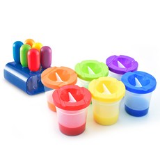 가베 레인보우 물통 6종 + 스포이드 6종 세트 KS5822, 비비드(빨강, 주황, 노랑, 연두, 파랑, 보라), 1개 완구/취미/신생아/영아완구 반품 최저가 44,290원