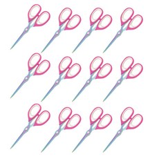 알파 티타늄가위 17.5cm T-600, 레인보우, 12개입 문구/오피스/학용품/수업준비 반품 최저가 12,920원