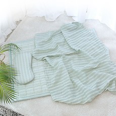 화모베이비 시원한 모달리플 여름 낮잠 이불세트 분리형, 올리브그린 undefined/undefined 반품 최저가 53,620원