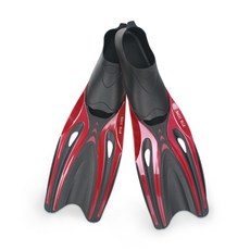 베이직엘르 프리미엄 롱핀 오리발 BE0-SC02R + 메쉬백, 레드 완구/취미/물놀이/계절완구 반품 최저가 18,640원