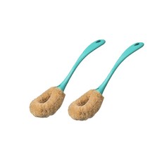 제이큐리빙 코코넛 다용도 브러쉬 그린, 2개, 1개입 주방용품/주방잡화 반품 최저가 9,750원