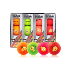 볼빅 NEW VIVID 만월이 캐릭터 골프공 4종 세트, 레드,오렌지,핑크,형광, 1세트 스포츠/레저/골프 반품 최저가 41,280원