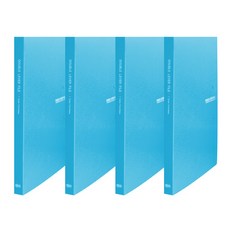 노블 PP 더블레버화일 A4, 하늘, 4개 문구/오피스/학용품/수업준비 반품 최저가 9,650원