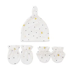 오아이비 마벨 양면 모자 + 손싸개 + 발싸개 세트 패션의류/잡화/유아동패션 반품 최저가 7,010원