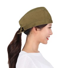 리본 주방 베레모 CA70, 카키, 1개 주방용품/주방잡화 반품 최저가 3,860원