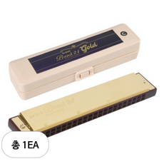 다벨 하모니카 밴드 21 골드 C키, No.1007, 커버(금색), 바디(연한갈색), 케이스(검정), 1개 완구/취미/학습완구/교구 반품 최저가 52,090원